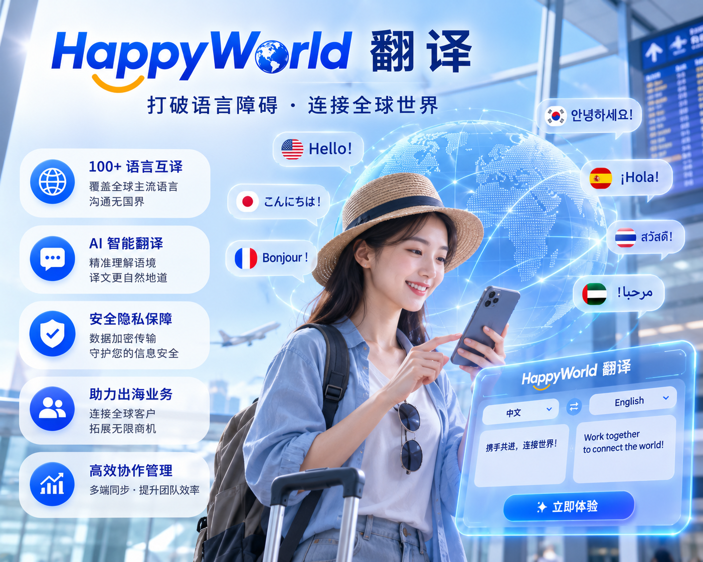 HappyWorld应用获取、安装及运行操作步骤介绍